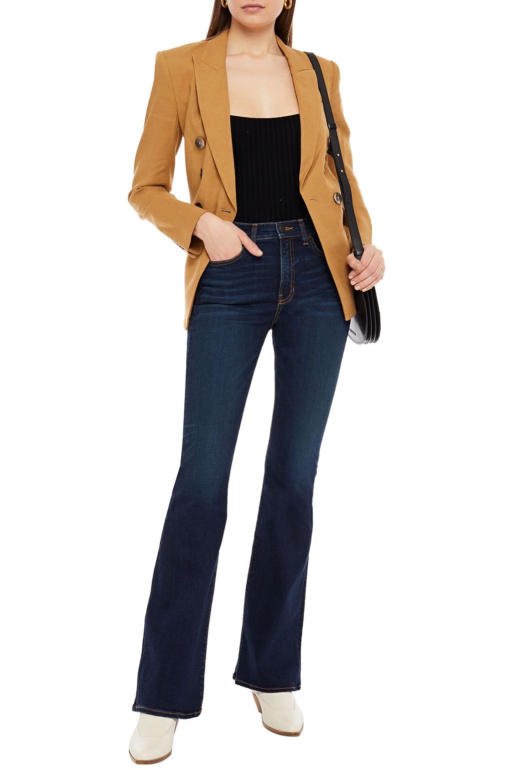 VERONICA BEARD Lonny Dickey linen-blend blazer