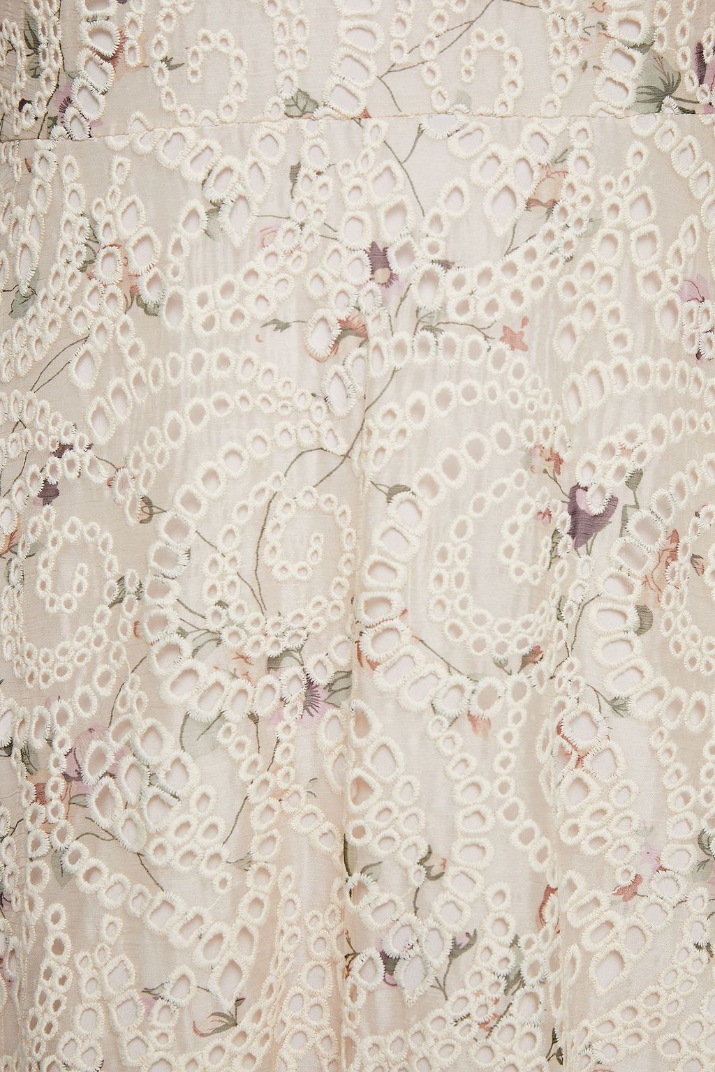 VERONICA BEARD Balsam floral-print broderie anglaise chiffon maxi dress