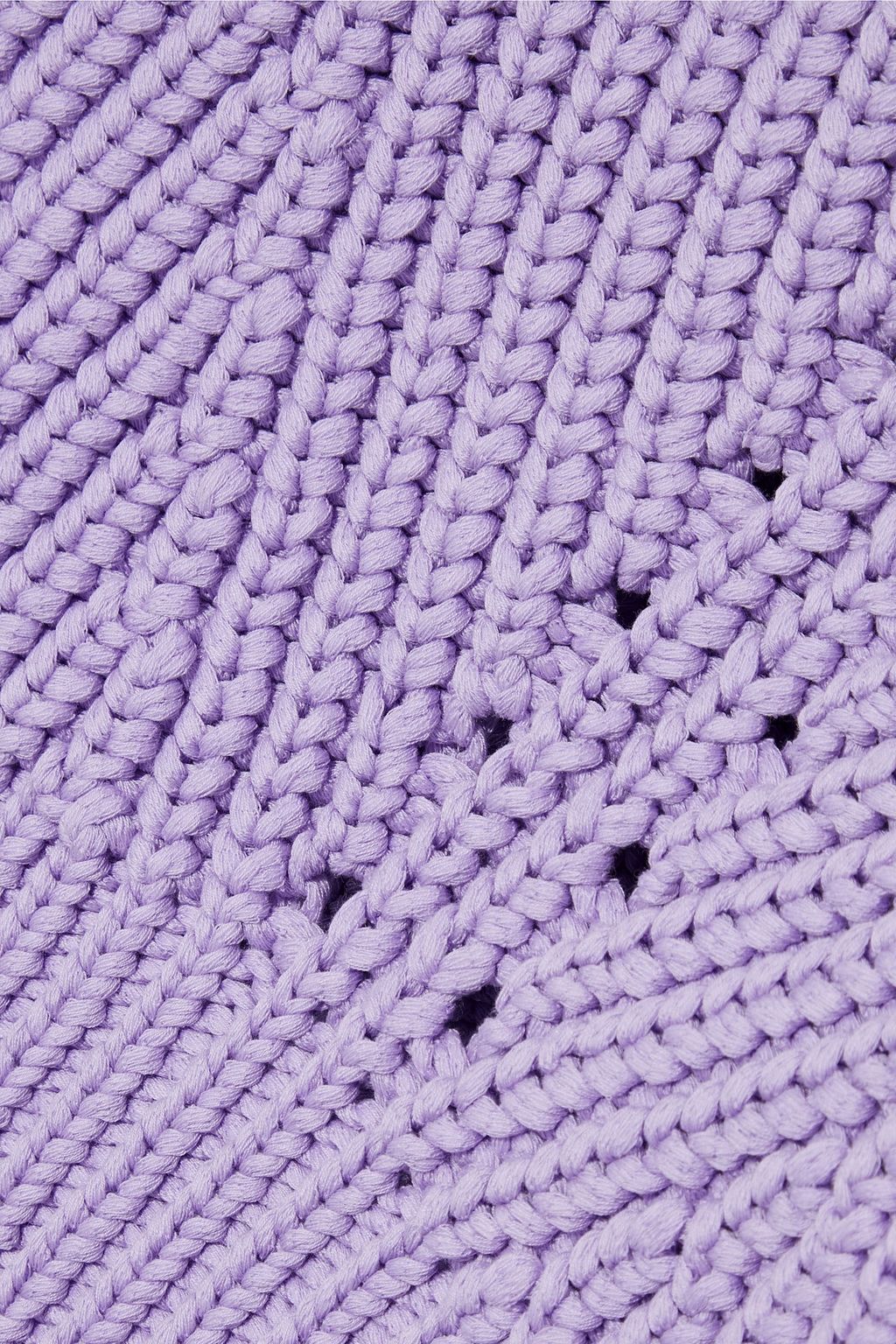 CHINTI & PARKER Pointelle-trimmed Pima cotton-blend sweater