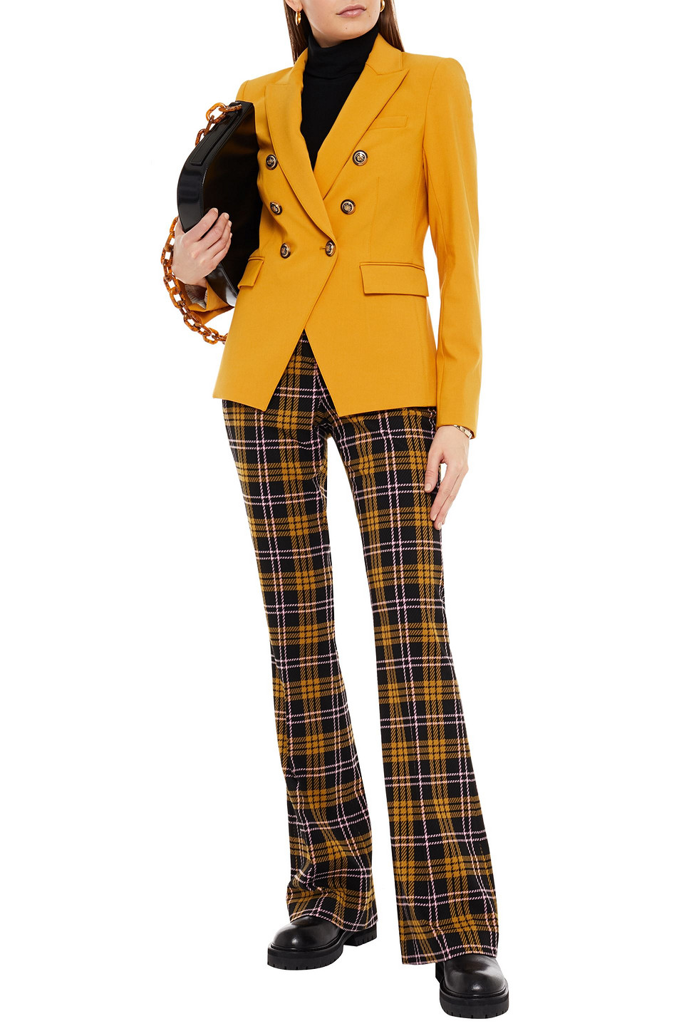 veronica beard yellow blazer