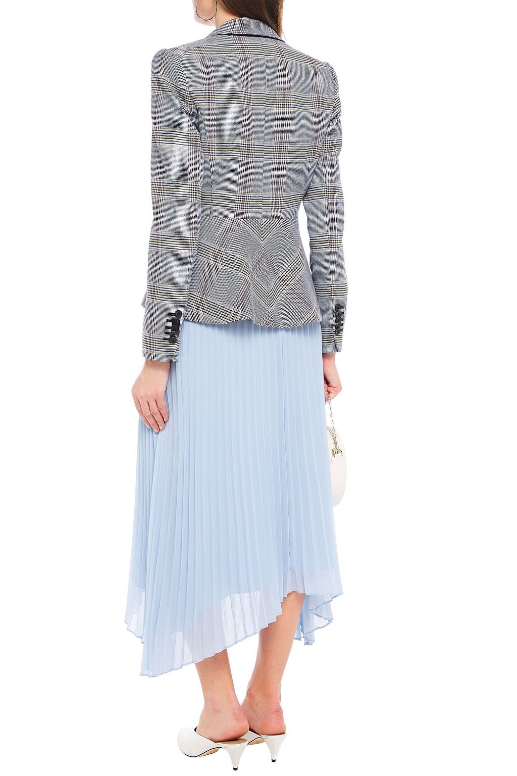 VERONICA BEARD Danielle Prince of Wales checked cotton-blend tweed blazer