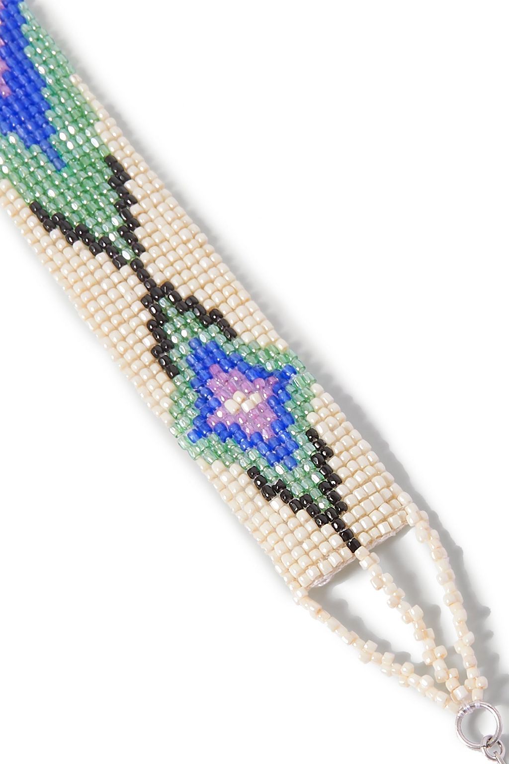 ISABEL MARANT Silver-tone beaded choker