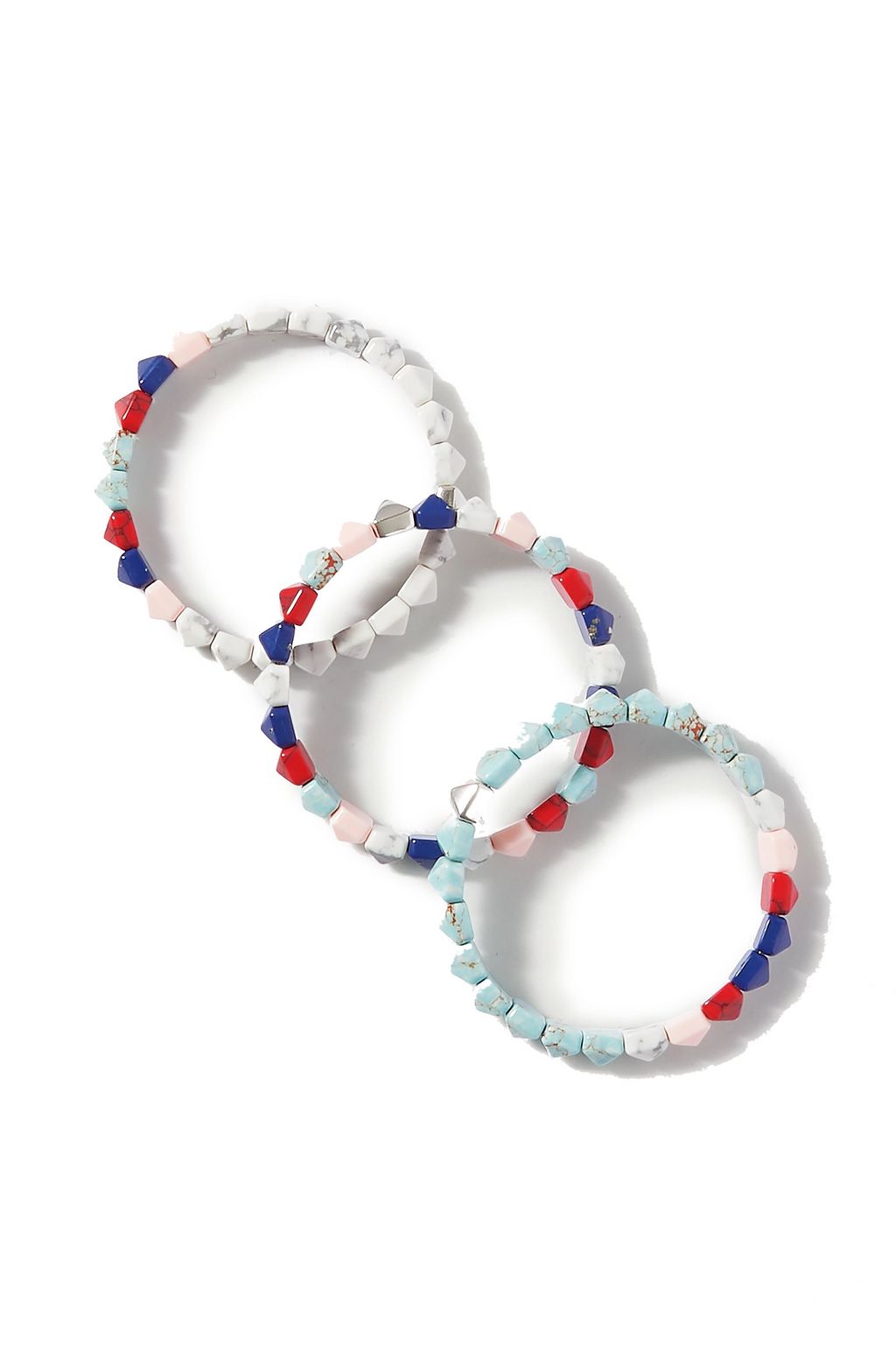 ISABEL MARANT Set of three silver-tone and resin bracelets