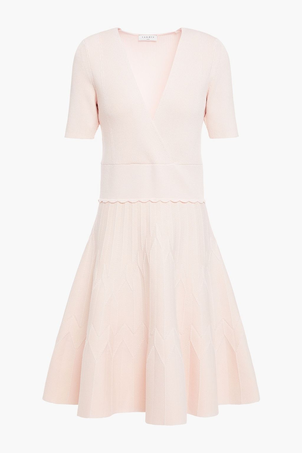 wrap effect dress