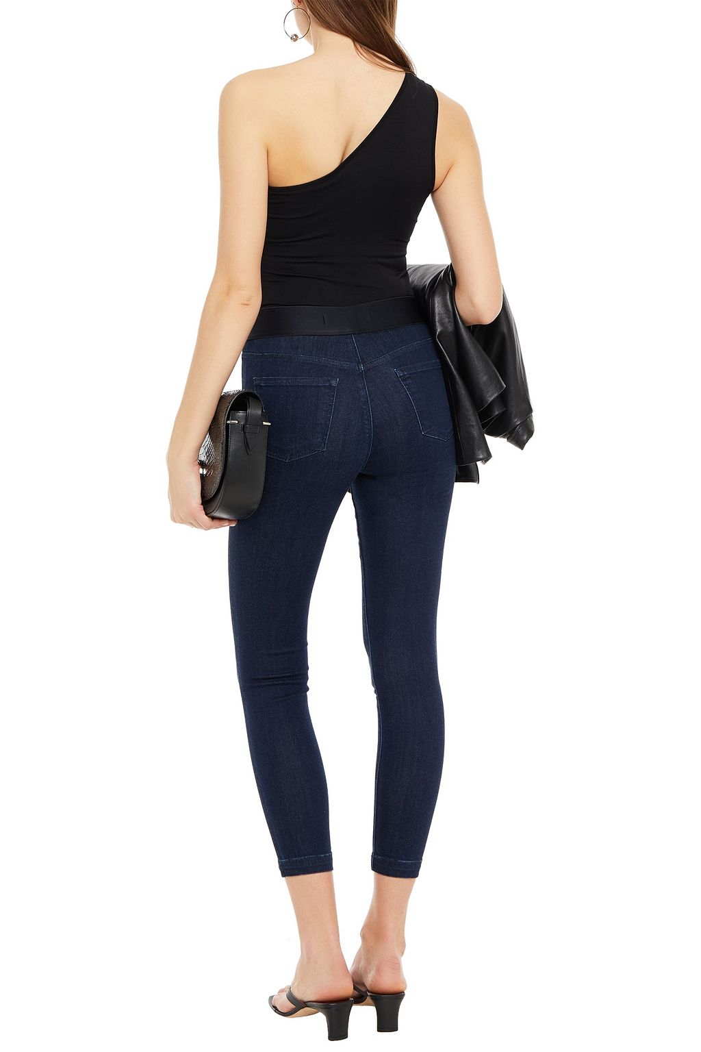 Dark denim Dellah cropped denim 