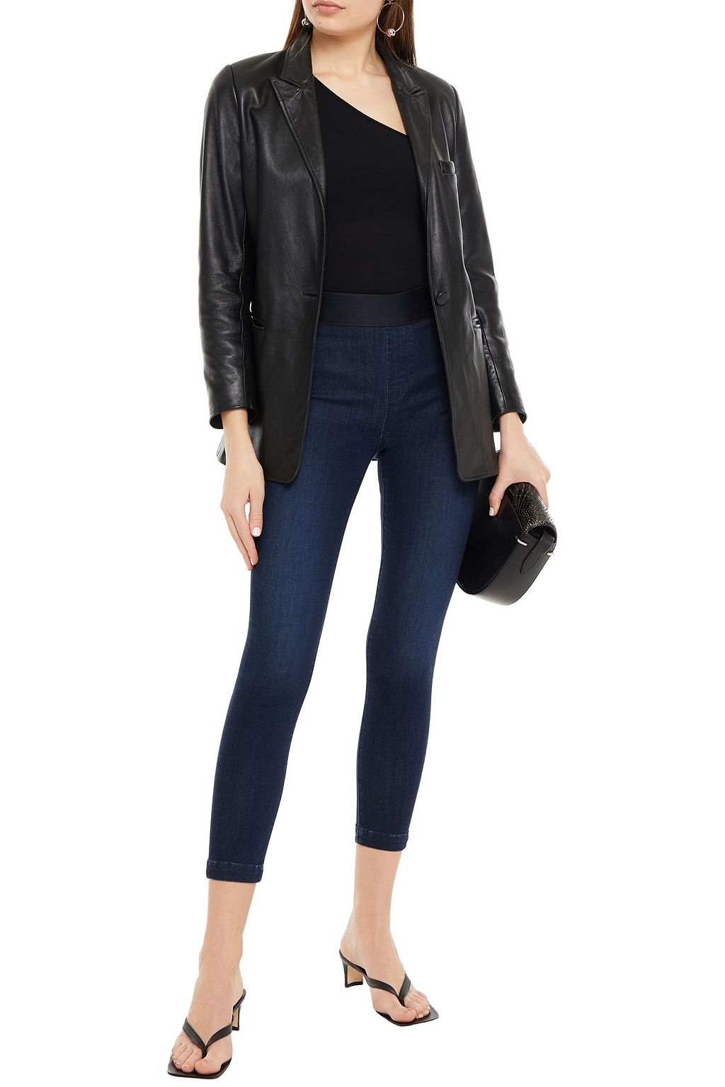 Dark denim Dellah cropped denim 
