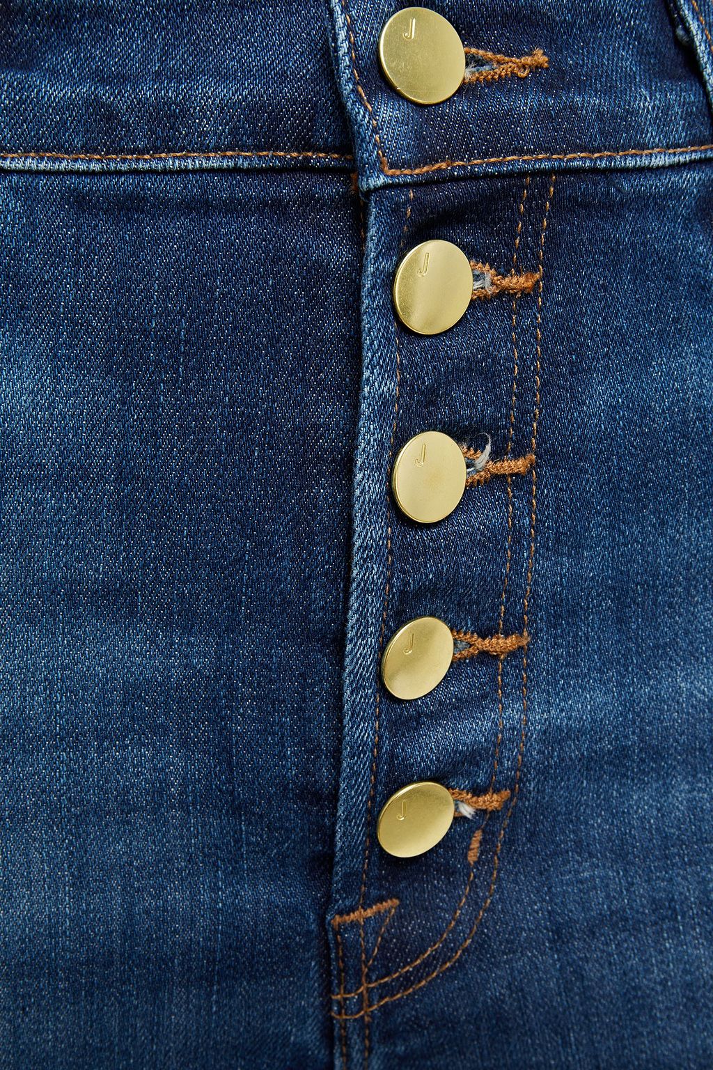 J BRAND Lillie faded high-rise skinny jeans
