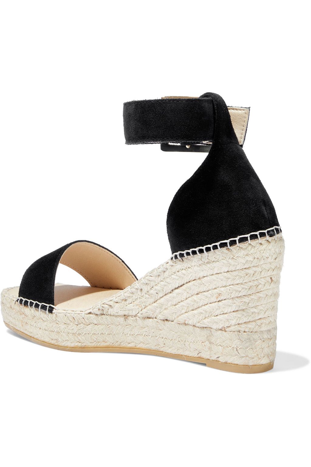 IRIS & INK Senna suede espadrille wedge sandals
