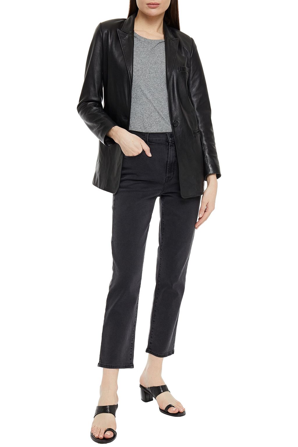 J BRAND Alma high-rise kick-flare jeans