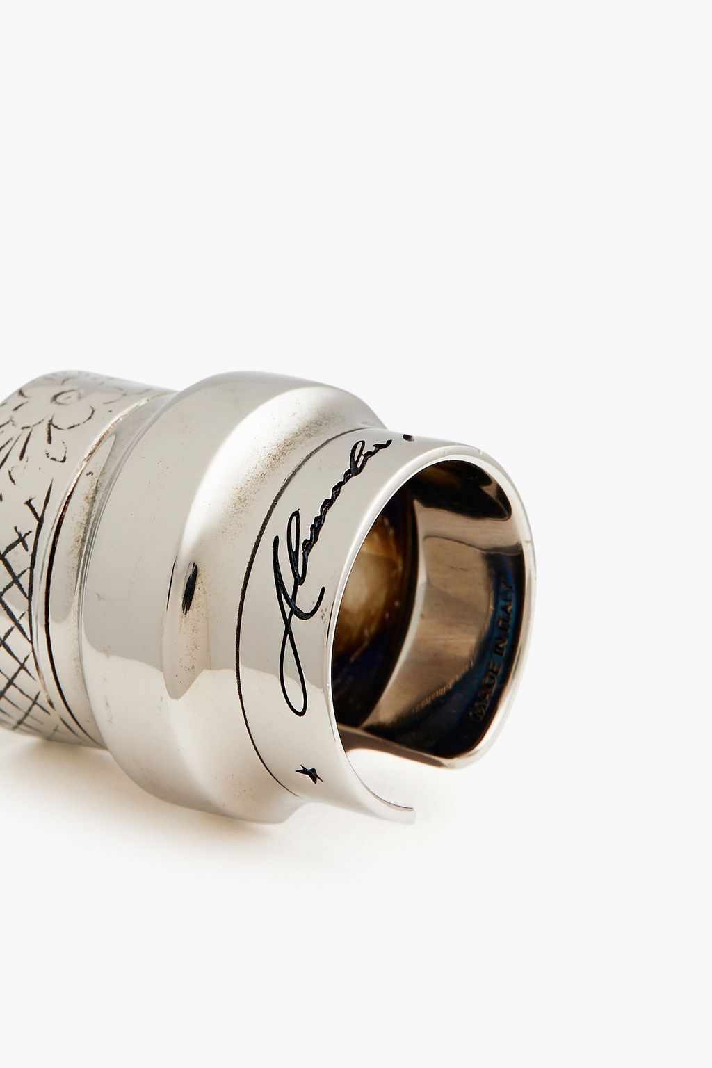 MCQUEEN Silver-tone ring