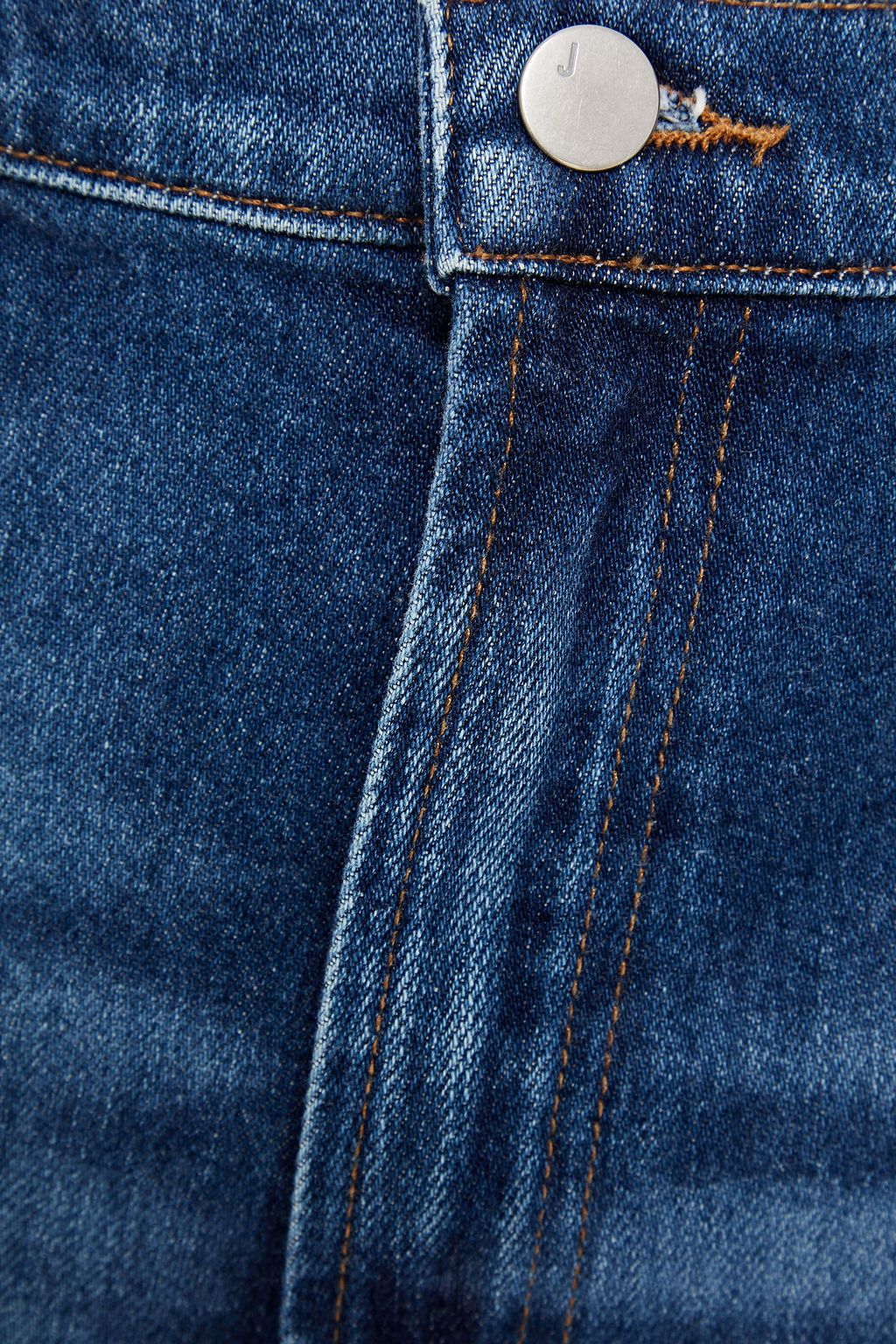 J BRAND Runway faded high-rise bootcut jeans