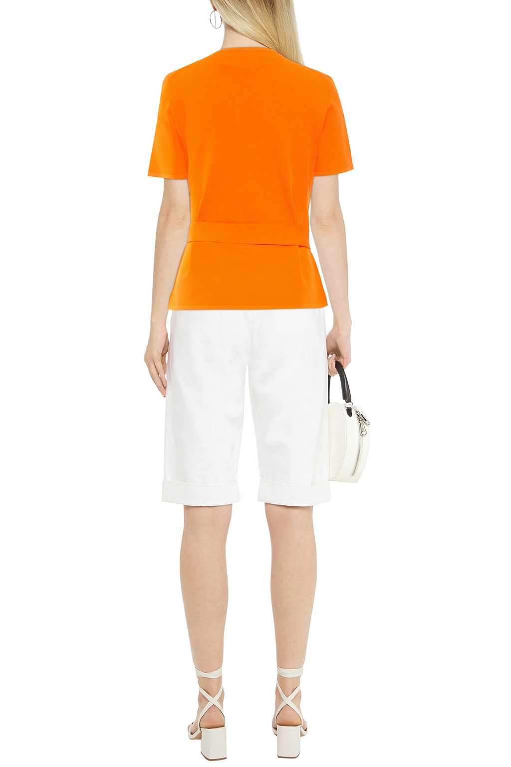 DIANE VON FURSTENBERG Mirella stretch-knit wrap top