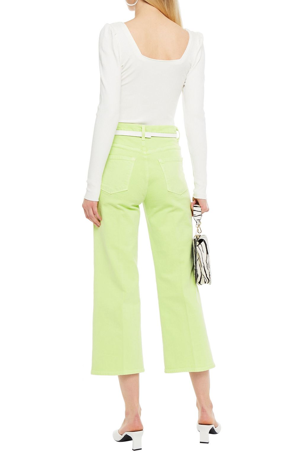 J BRAND Joan cropped high-rise straight-leg jeans