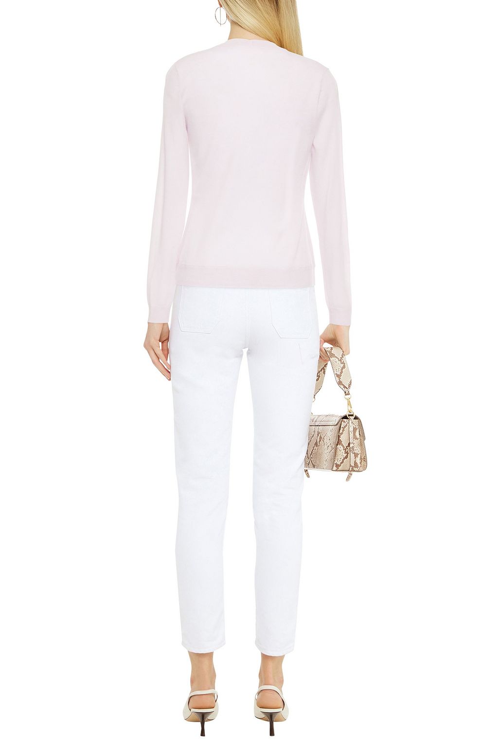 DIANE VON FURSTENBERG Lisbeth draped merino wool sweater