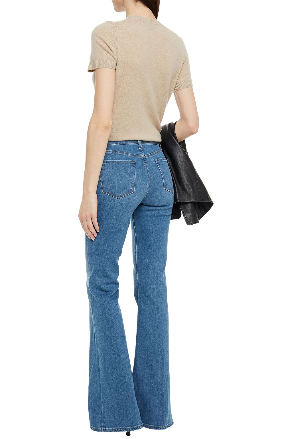J BRAND Valentina high-rise flared jeans