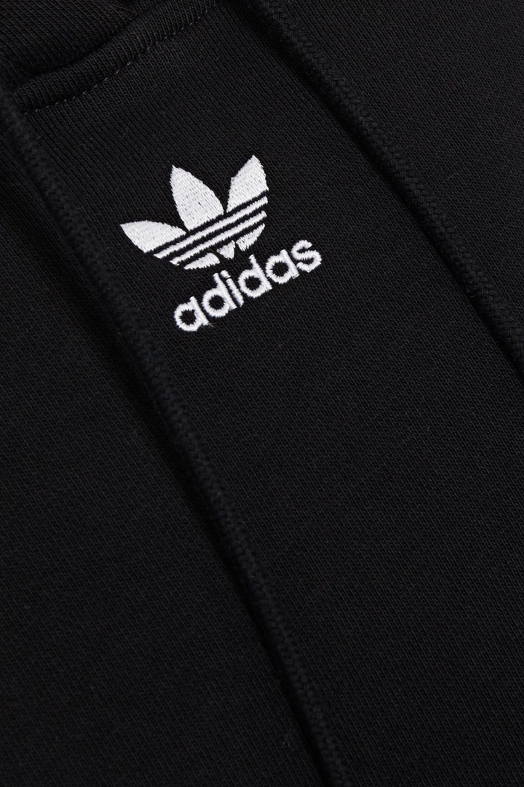 ADIDAS ORIGINALS French cotton-blend terry hoodie