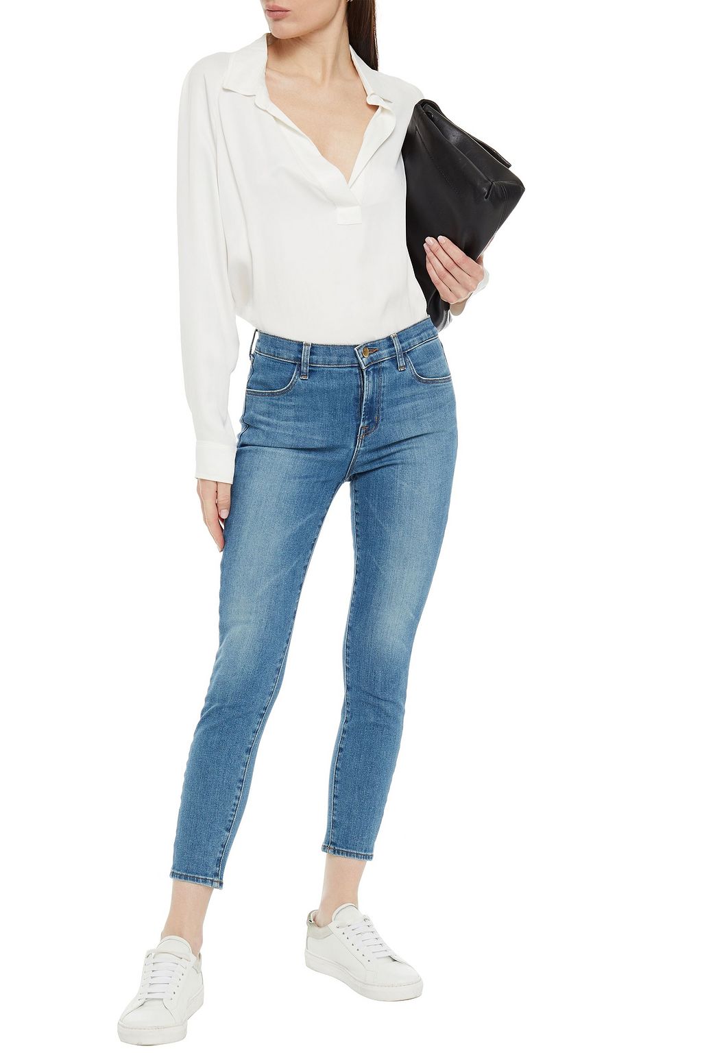 J BRAND Alana hoch sitzende Skinny Jeans