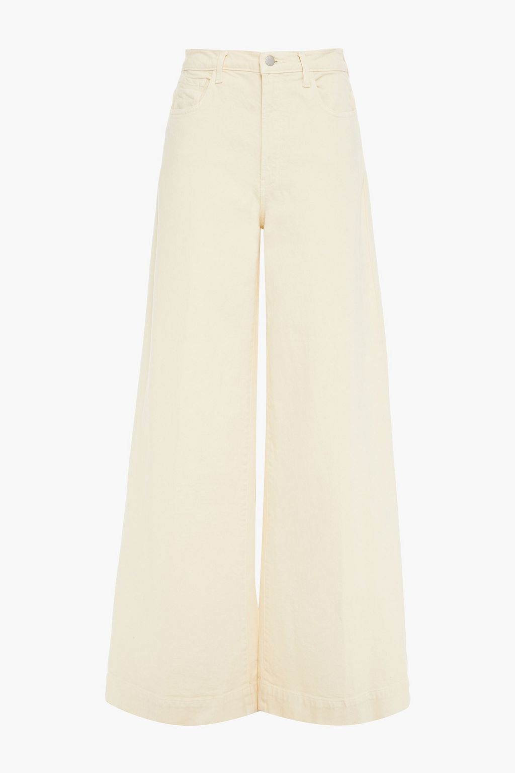 Ivory Thelma high-rise wide-leg jeans 