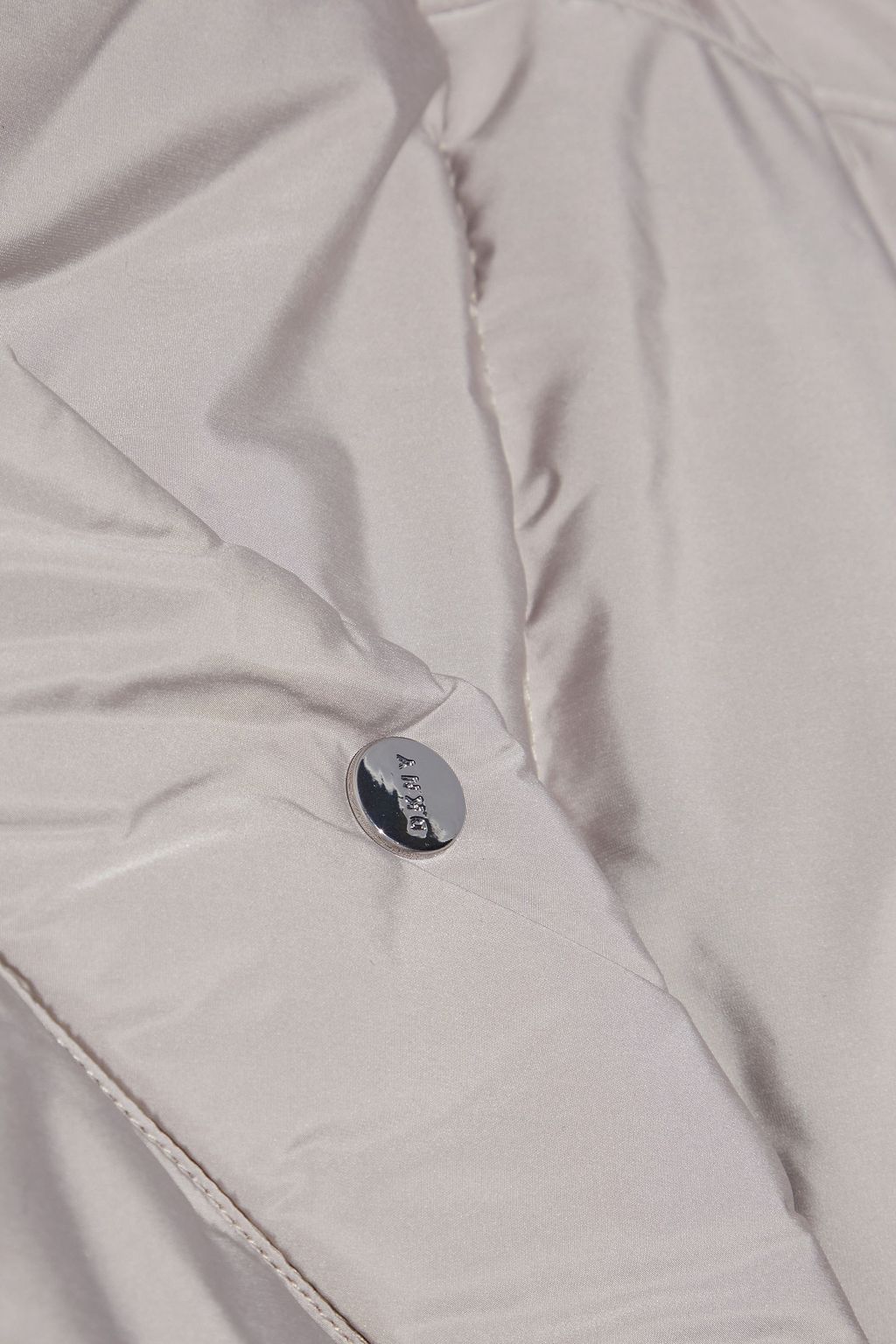 DKNY Quilted shell hooded coat