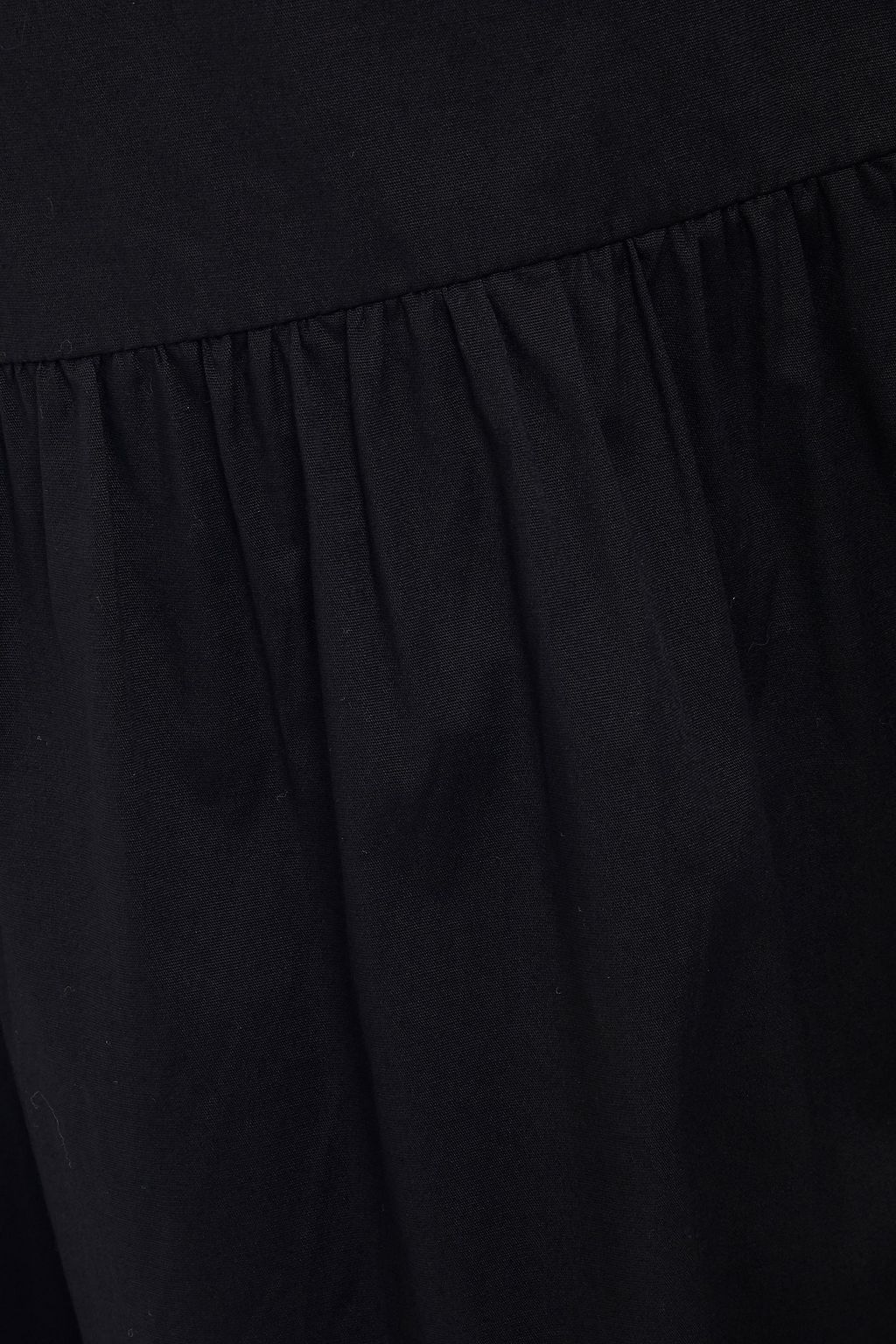 VERONICA BEARD Trail belted cotton-blend jersey and poplin midi dress