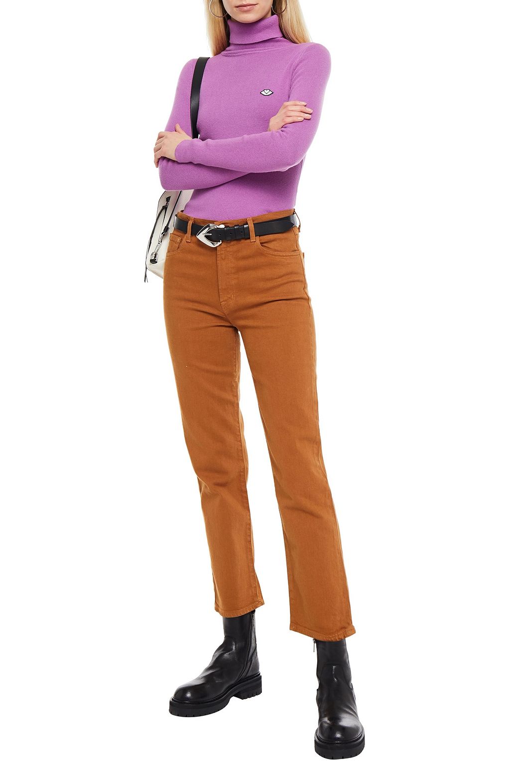 J BRAND High-rise straight-leg jeans