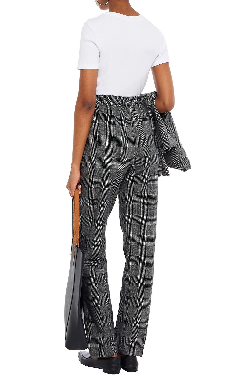 RAG & BONE Rylie Prince of Wales checked cotton-blend tapered pants