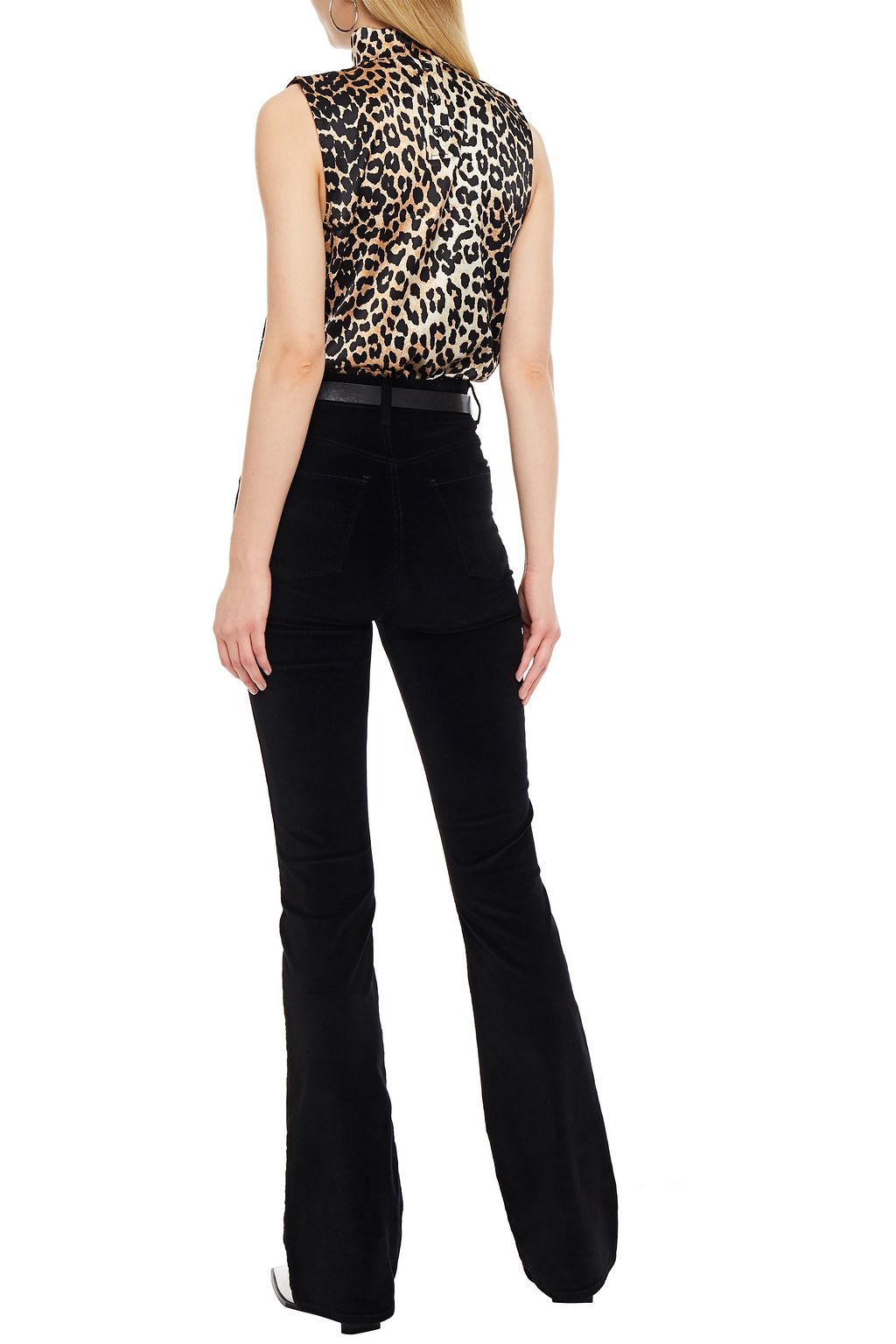 J BRAND Schlaghose aus Stretch-Samt