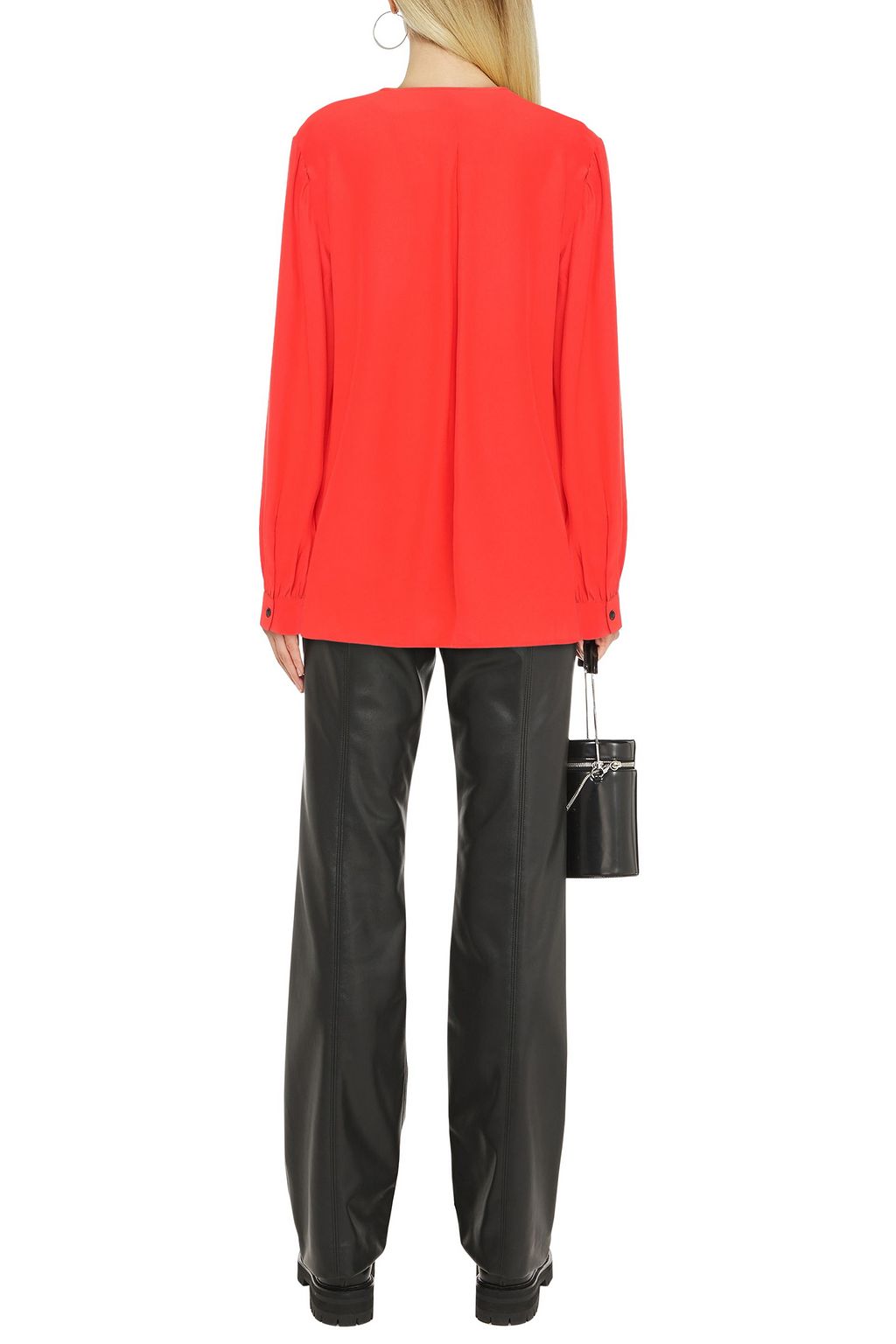 RAG & BONE Lora silk-satin crepe blouse