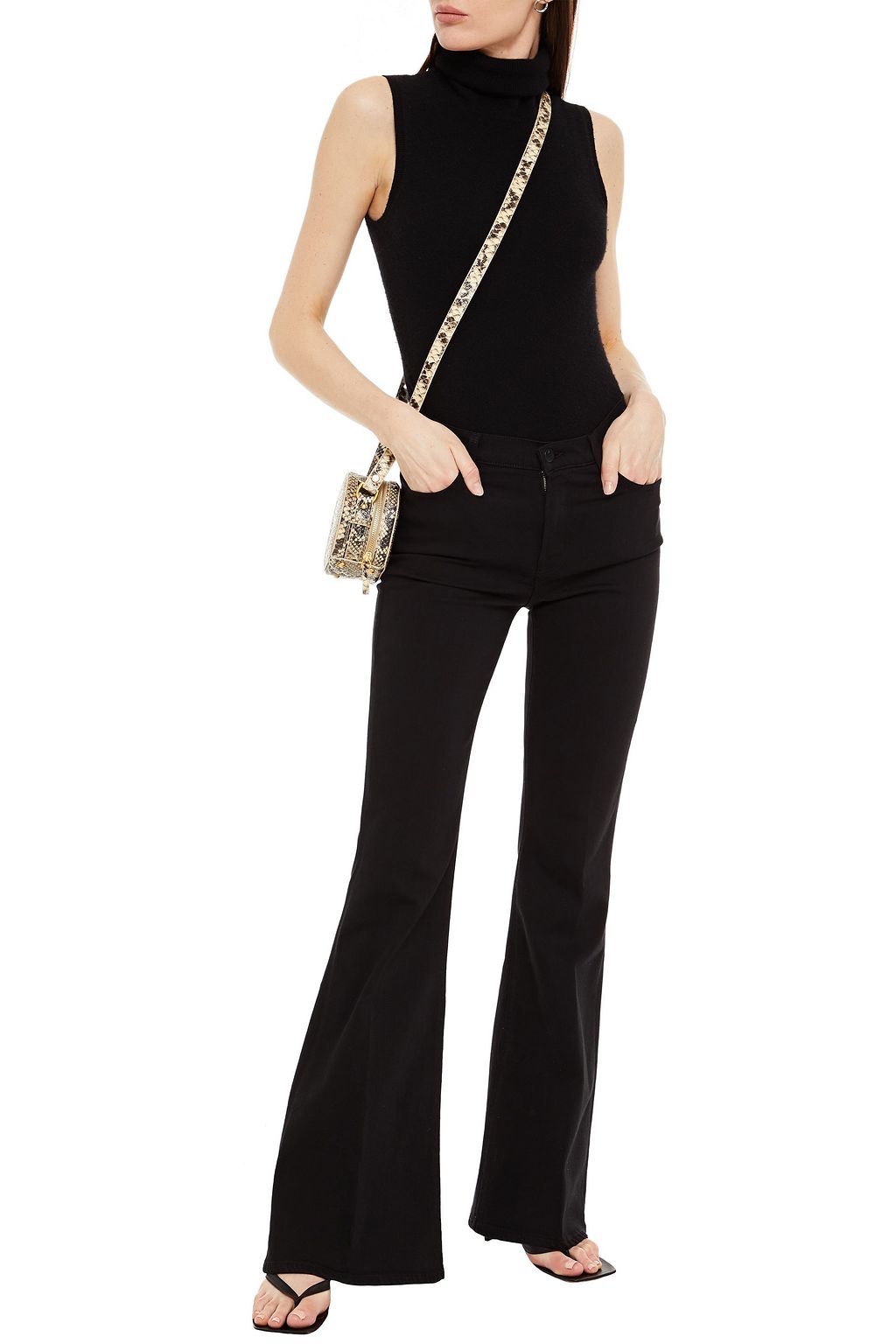 Black The Doozy High Rise Flared Jeans Sale Up To 70 Off The Outnet Mother The Outnet Black The Doozy High Rise Flared Jeans Sale Up To 70 Off The Outnet Mother The Outnet