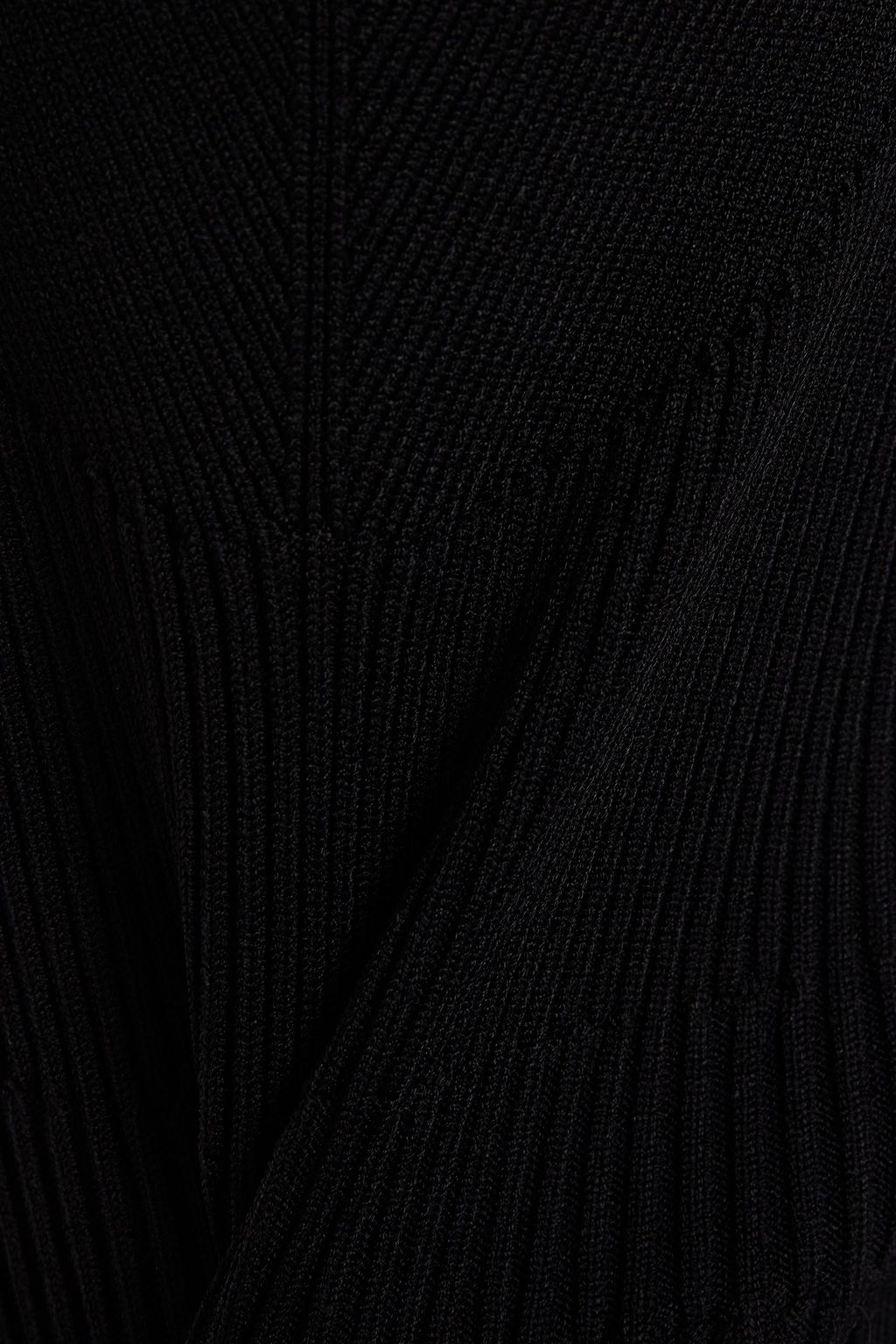 HERVÉ LÉGER Ribbed-knit midi dress
