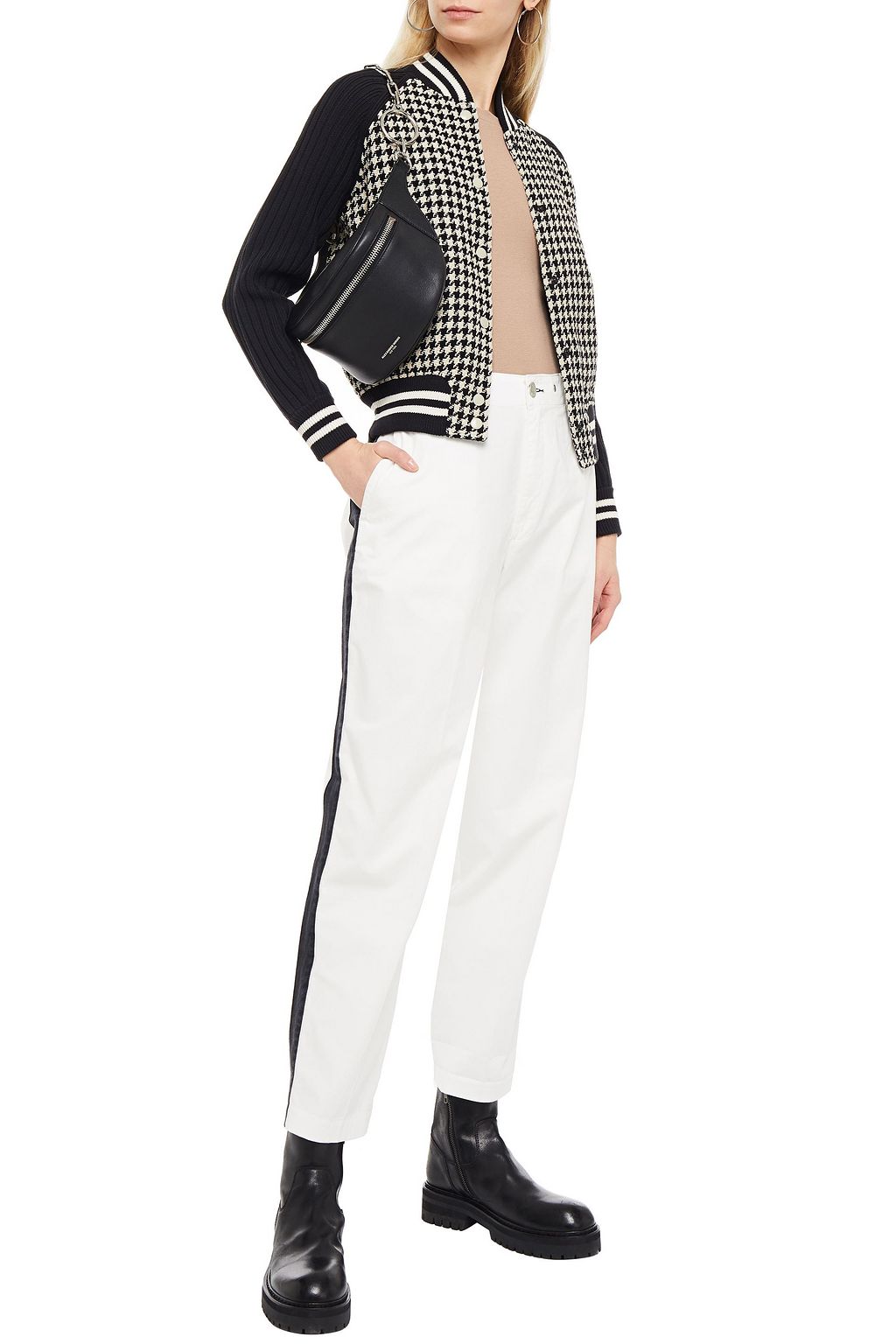 RAG & BONE Cropped cotton-twill straight-leg pants