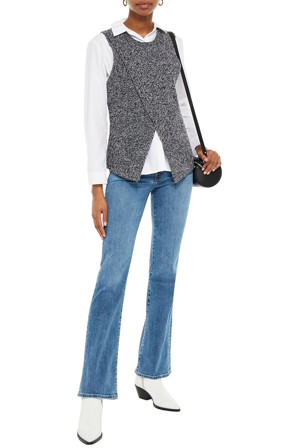 J BRAND Sallie faded mid-rise bootcut jean