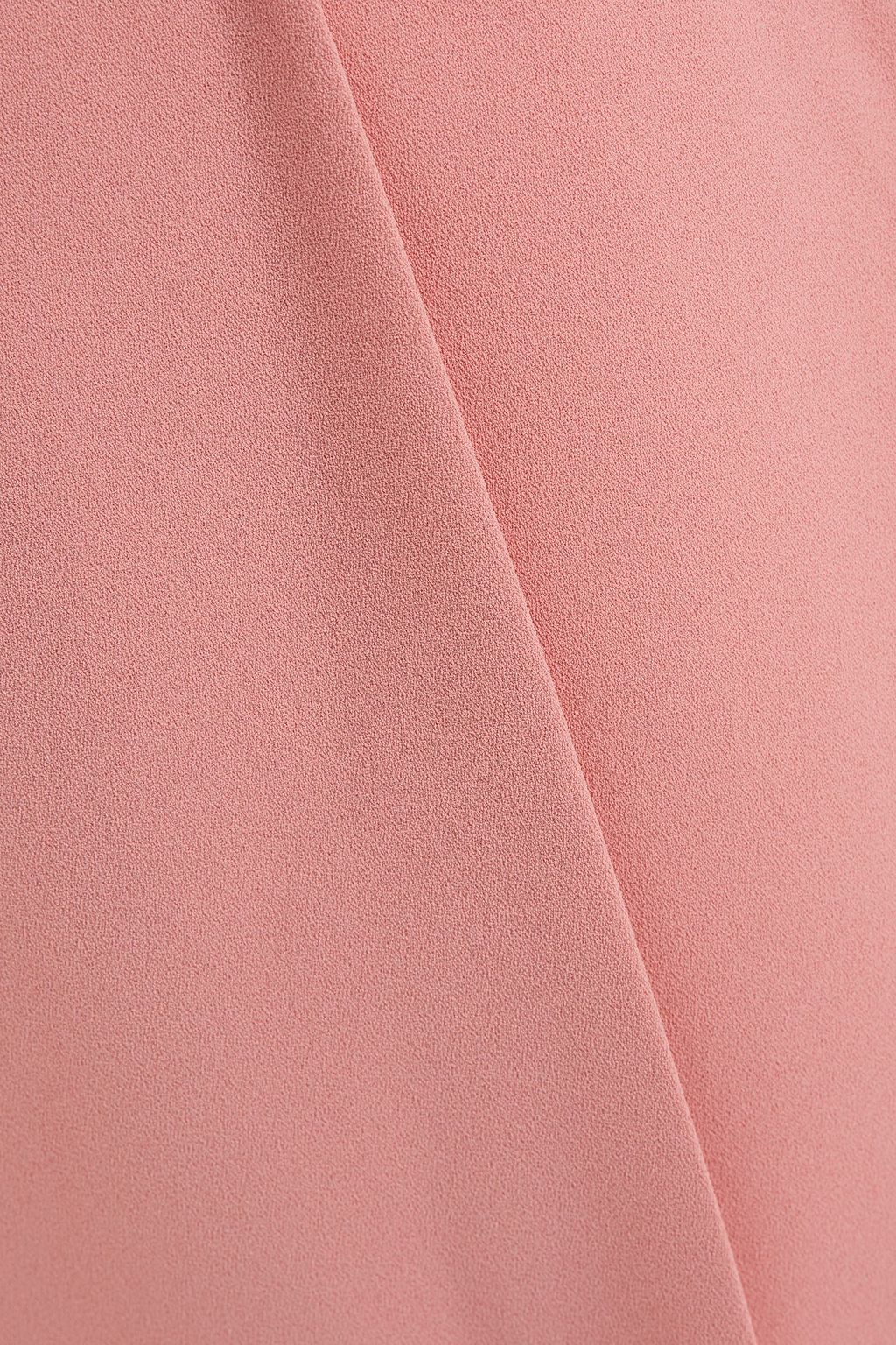 ALICE + OLIVIA Wrap-effect crepe shorts