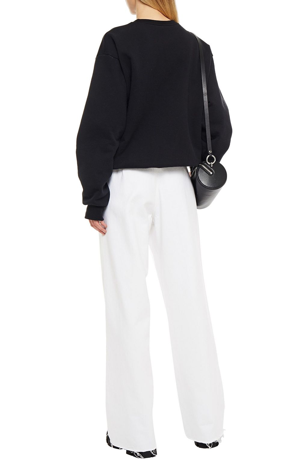 J BRAND Belted high-rise wide-leg jeans