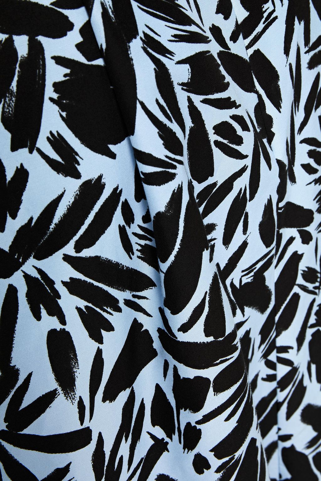 VERONICA BEARD Avi printed cotton and silk-blend faille midi skirt