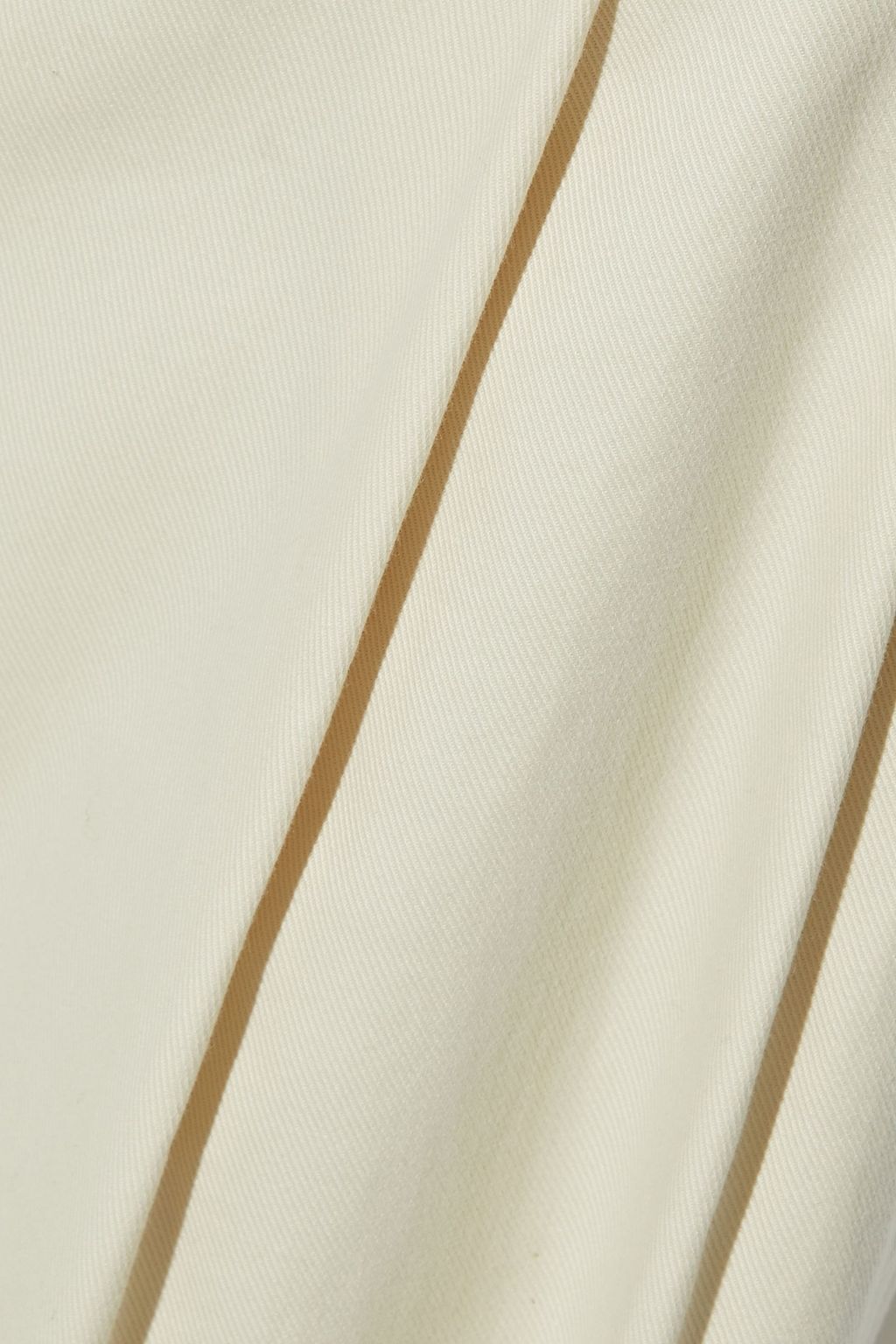 BRUNELLO CUCINELLI Pleated cotton-blend twill wide-leg pants