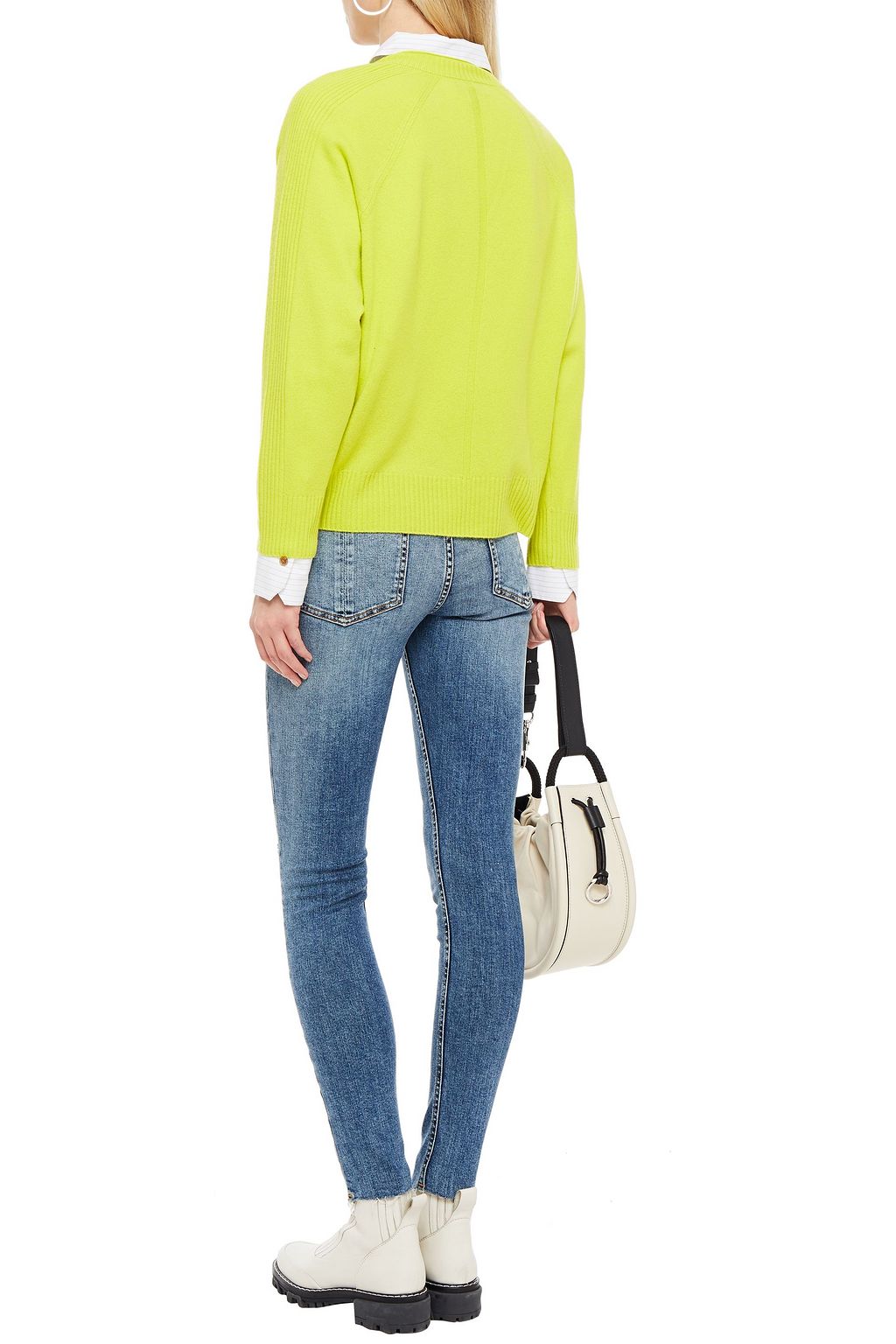 RAG & BONE Kate distressed mid-rise skinny jeans
