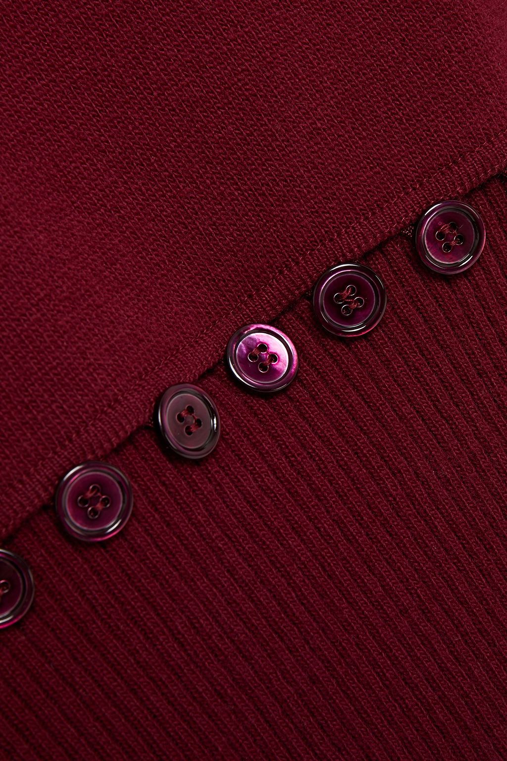 MCQUEEN Button-embellished wool turtleneck sweater