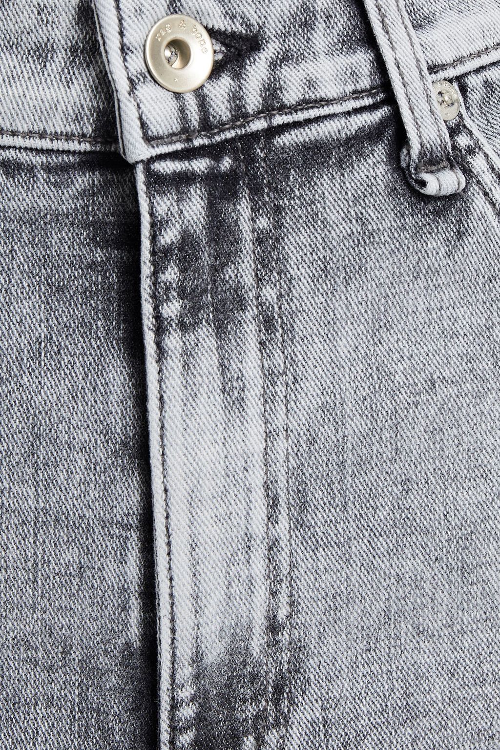 RAG & BONE Nina cropped faded high-rise slim-leg jeans