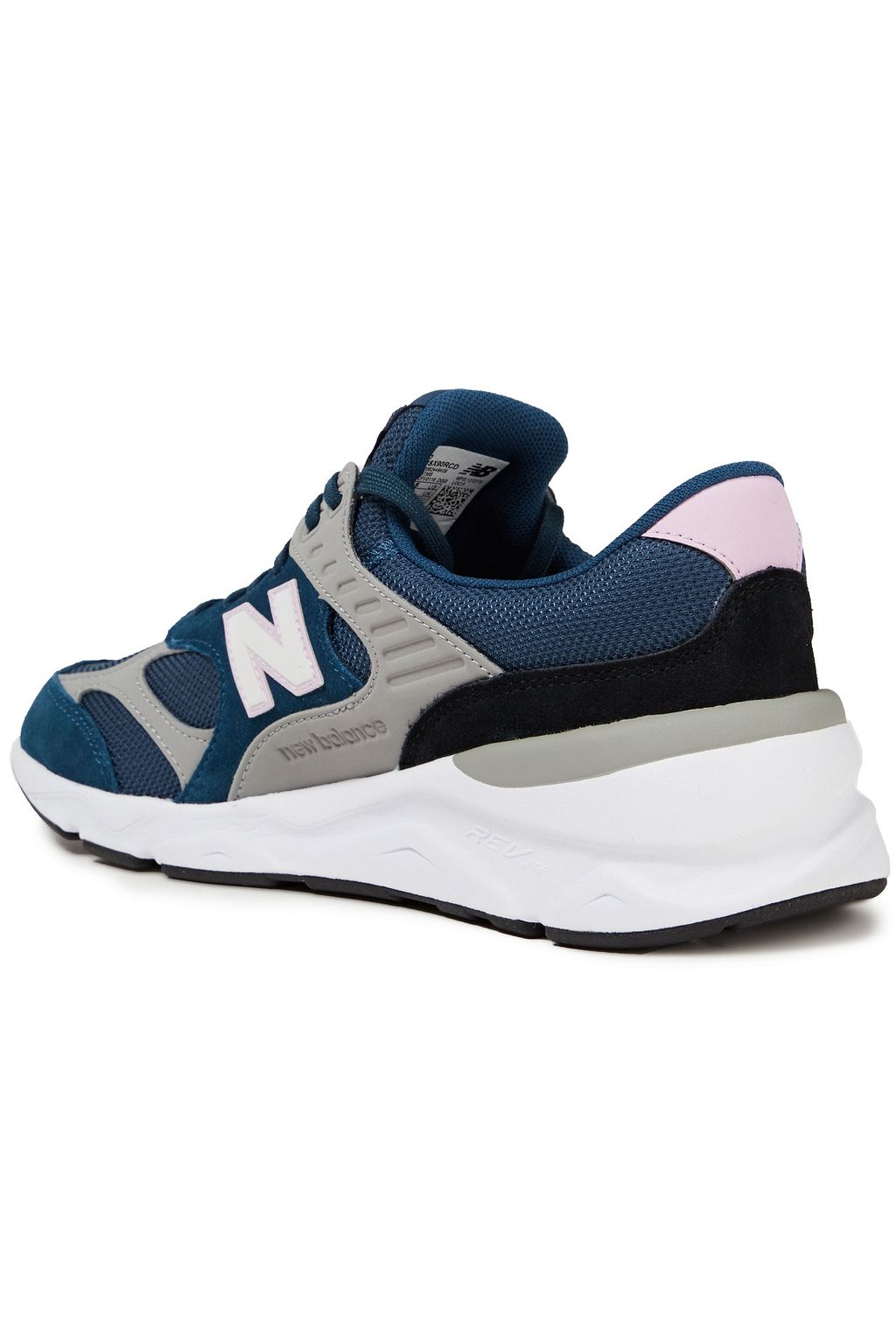 NEW BALANCE Suede and mesh sneakers