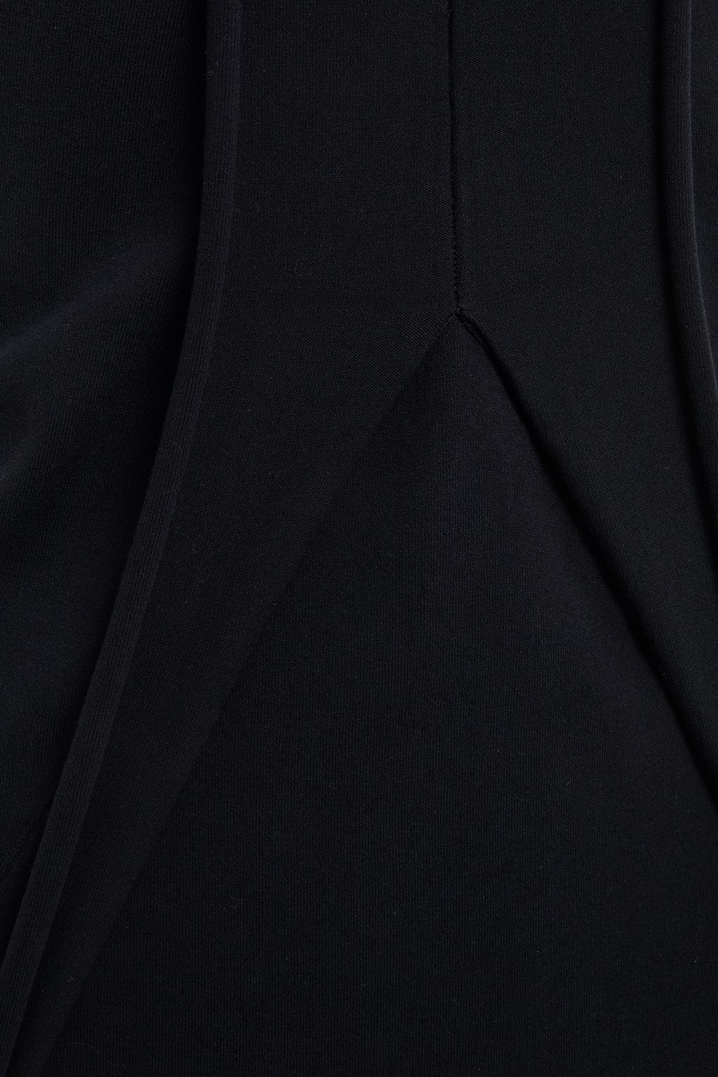 RICK OWENS Cotton-blend jersey halterneck mini dress