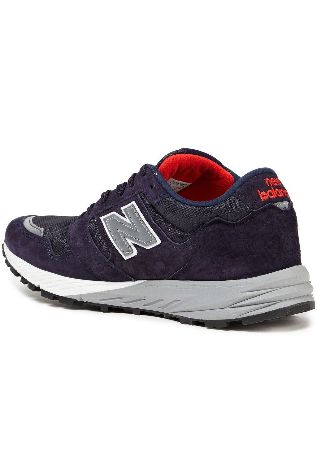 NEW BALANCE Suede and mesh sneakers
