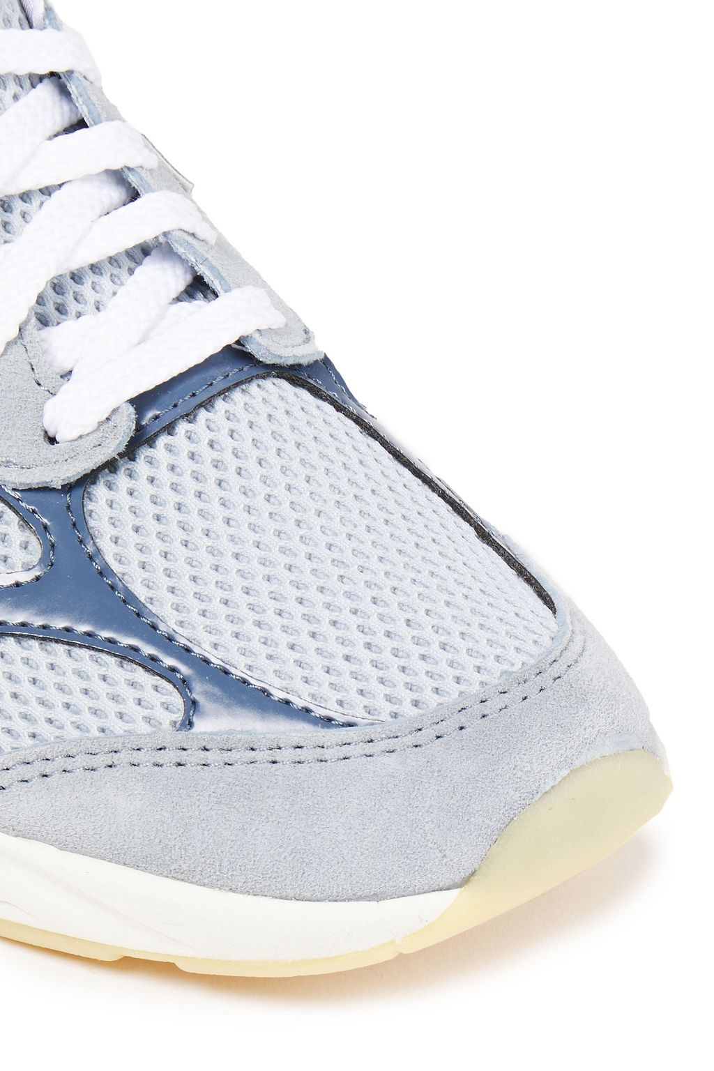 NEW BALANCE Suede, leather and mesh sneakers