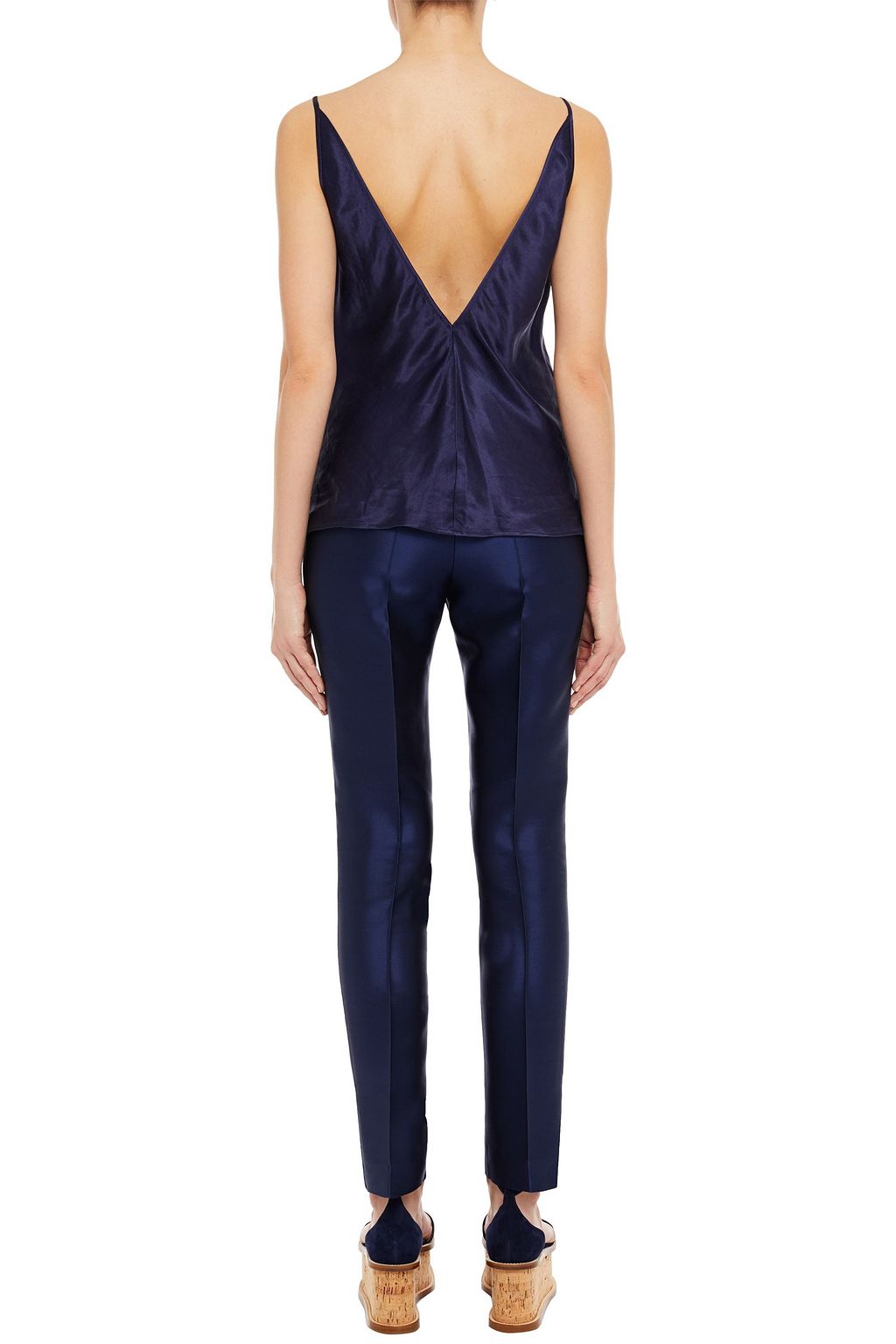 GABRIELA HEARST Linen and silk-blend camisole