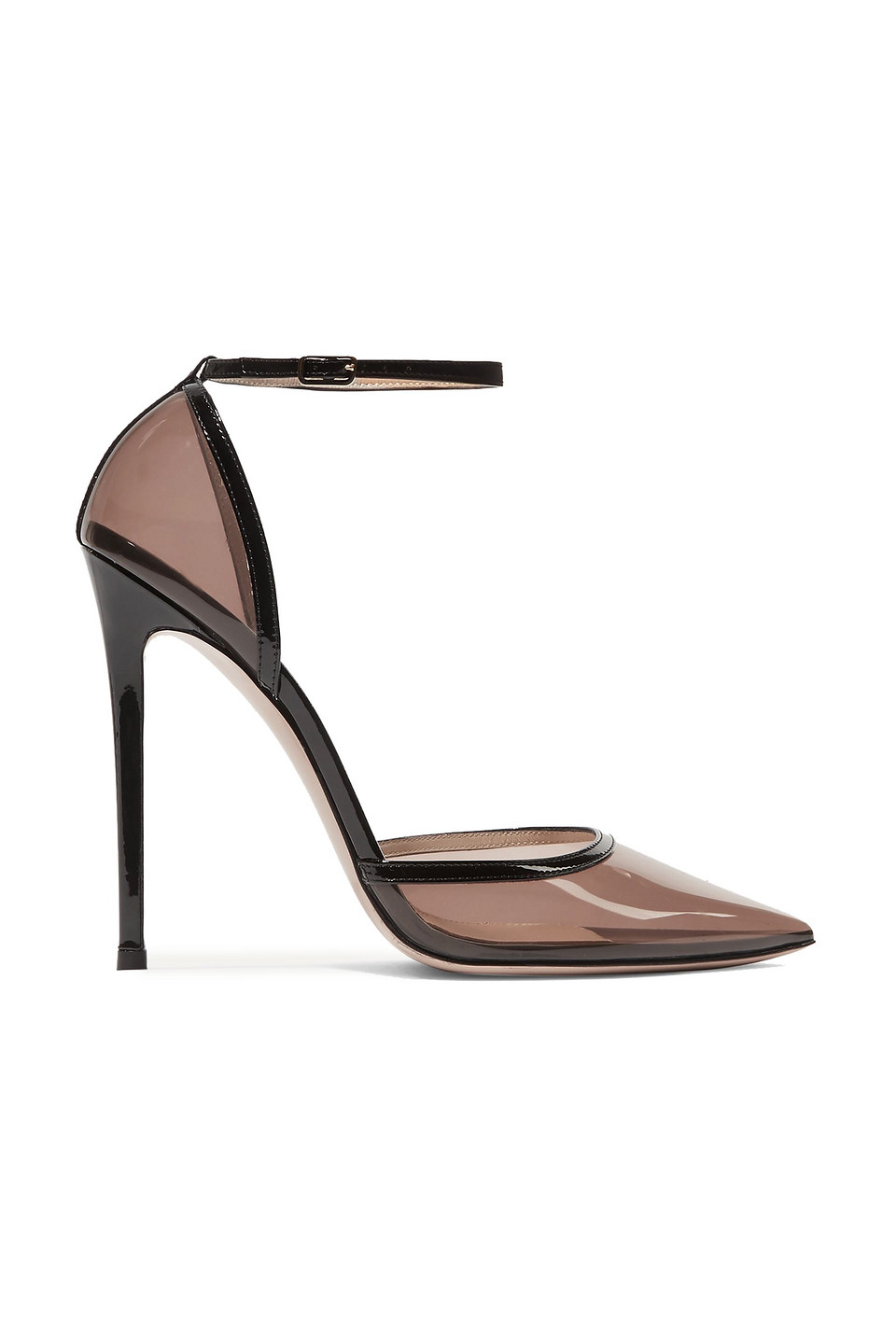 Gianvito Rossi Woman 110 Pvc And Patent-leather Pumps Black