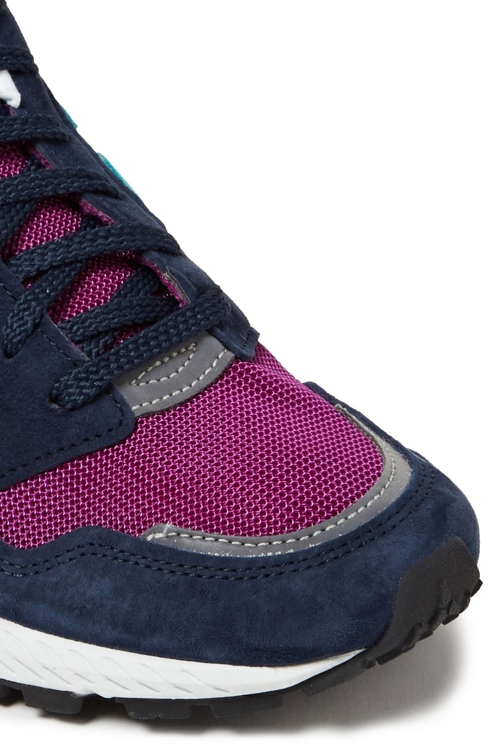 NEW BALANCE Sneakers aus Mesh und Veloursleder in Colour-Block-Optik