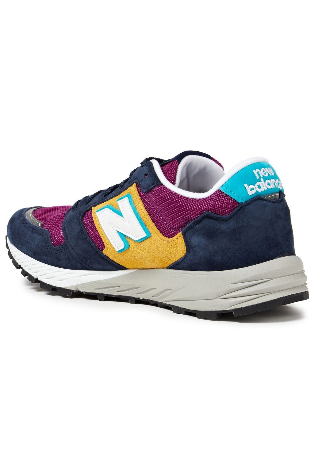 NEW BALANCE Sneakers aus Mesh und Veloursleder in Colour-Block-Optik