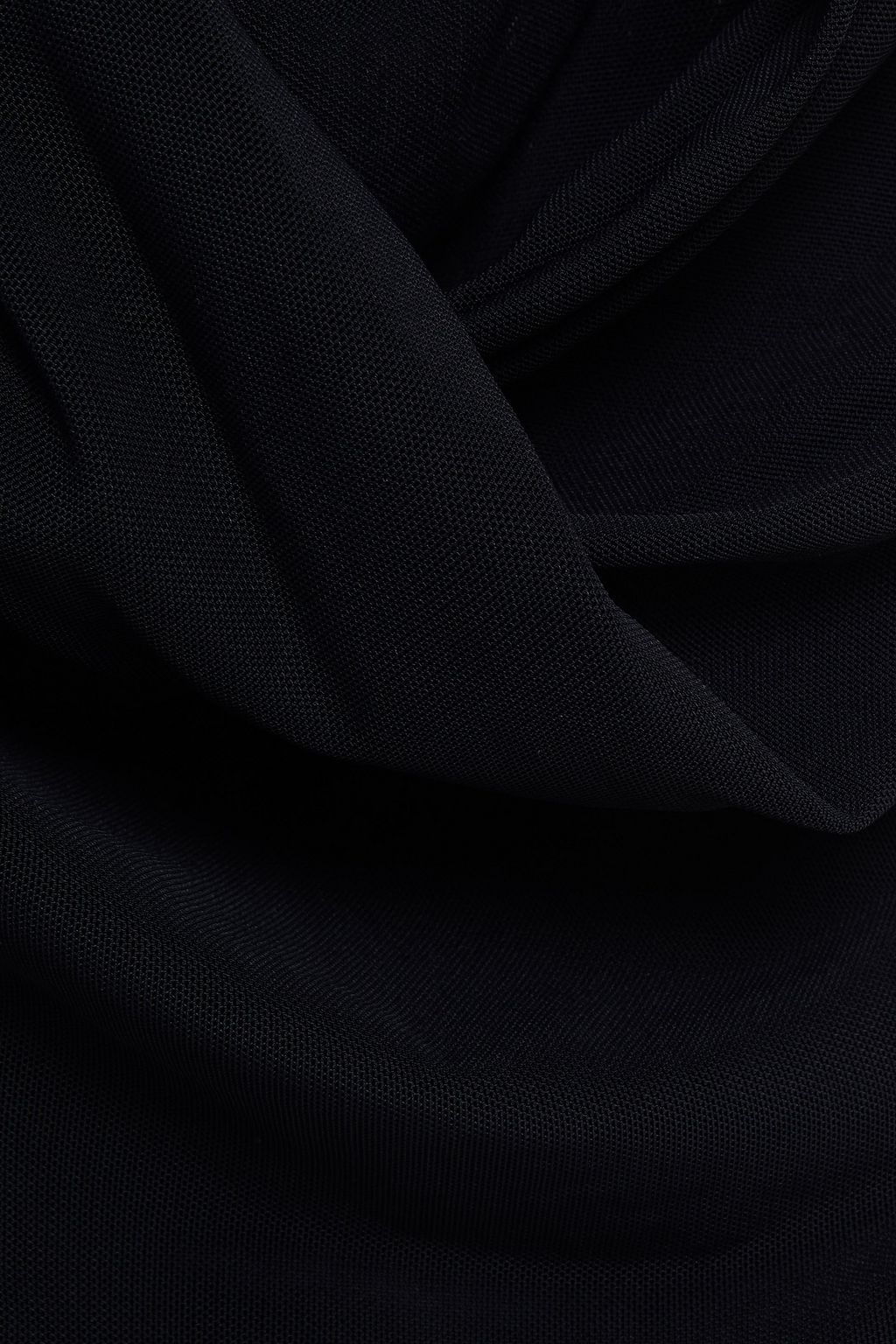RICK OWENS Dustulator ruched stretch-mesh dress