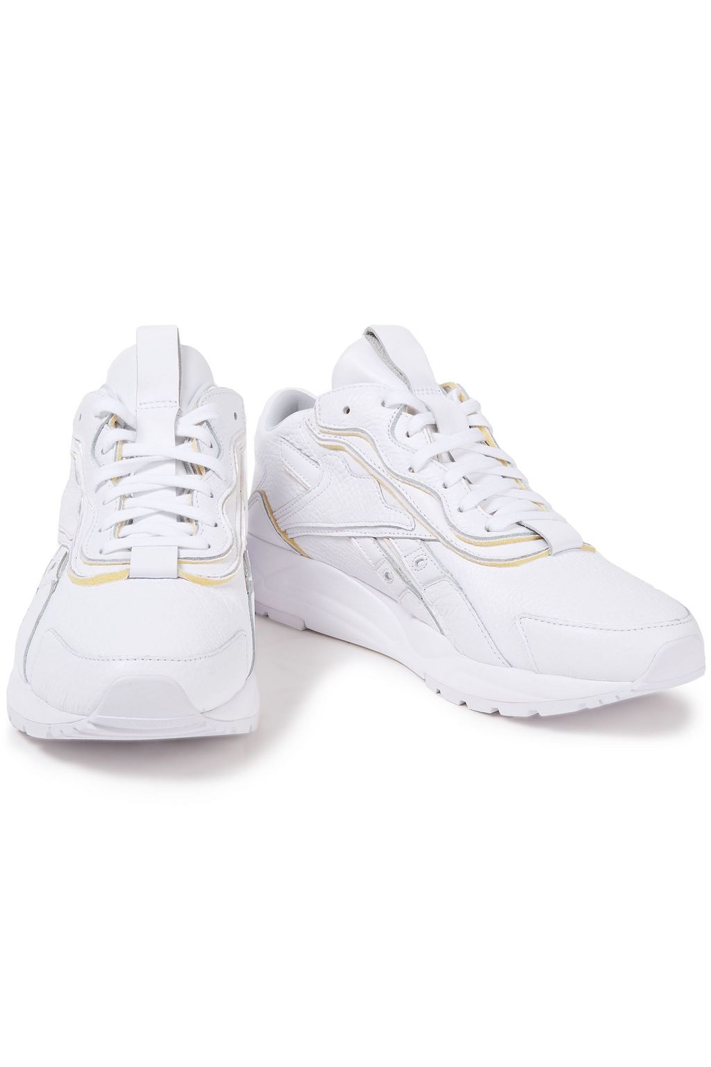 REEBOK X VICTORIA BECKHAM Bolton pebbled-leather sneakers