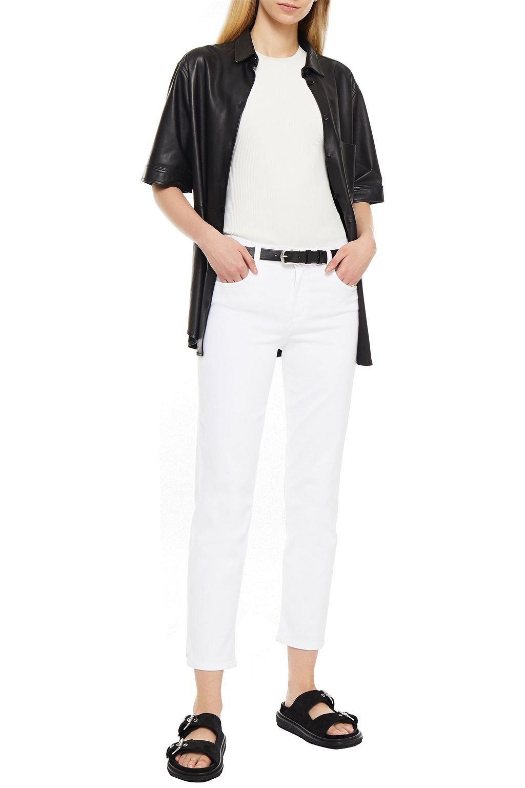 J BRAND Adele mid-rise slim-leg jeans
